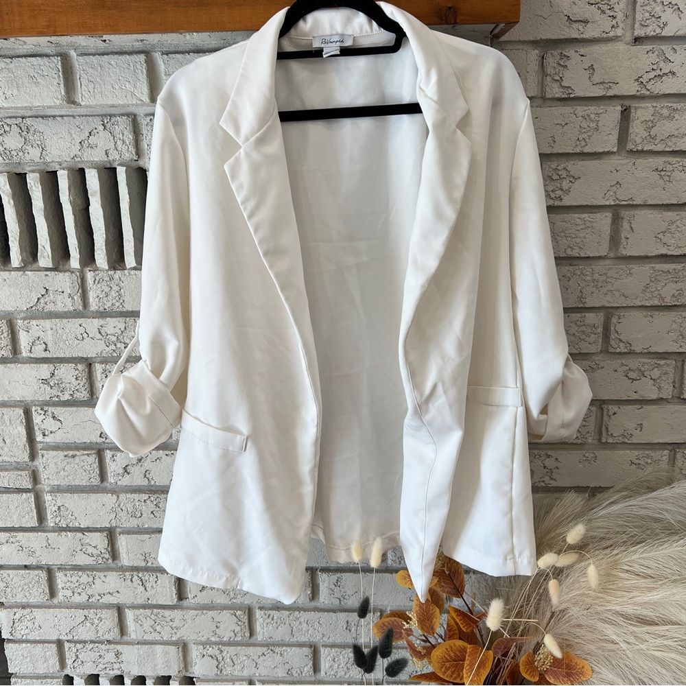 REVAMPED | Classic White Blazer